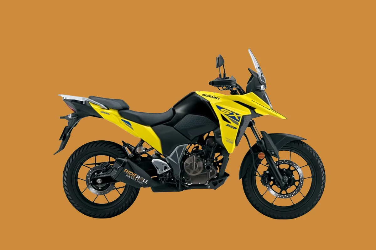 Suzuki V-Strom SX250 2026 Yellow Rental in Casablanca Morocco